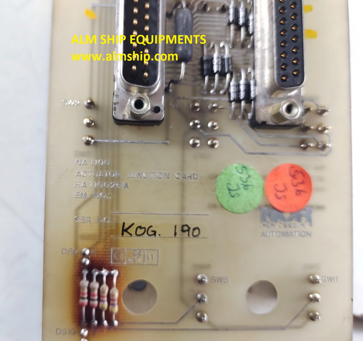 Norcontrol NA 1100 Actuator Junction Card HA 110026A