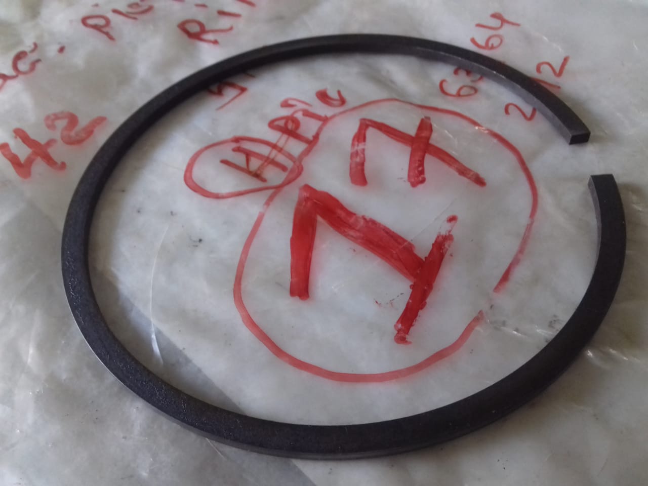 TANABE H-63/H-64 1ST STAGE PISTON RING