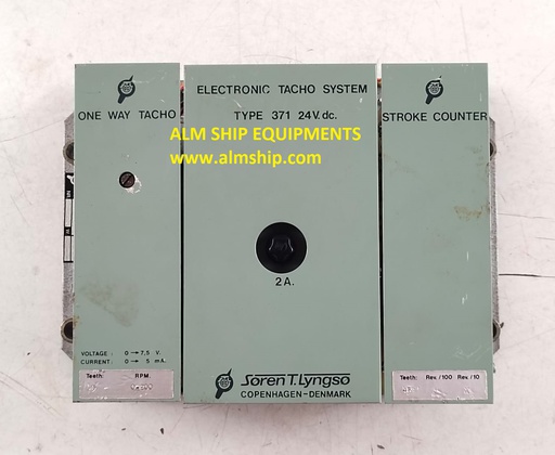 Soren T. Lyngso 371132 Electronic Tacho System Type 371 24V.dc