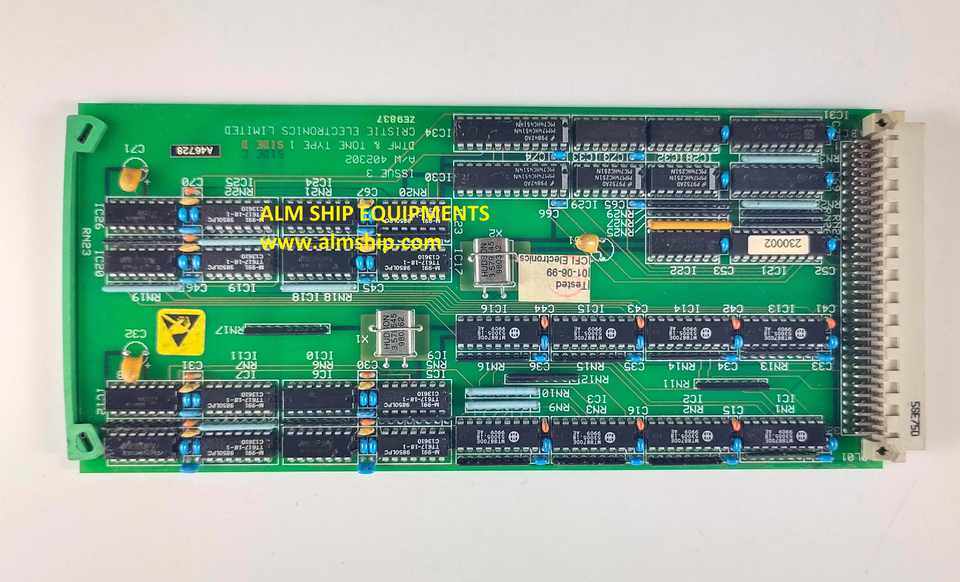Cristie Electronics A/W 402302 Dtmf & Tone Pcb Card