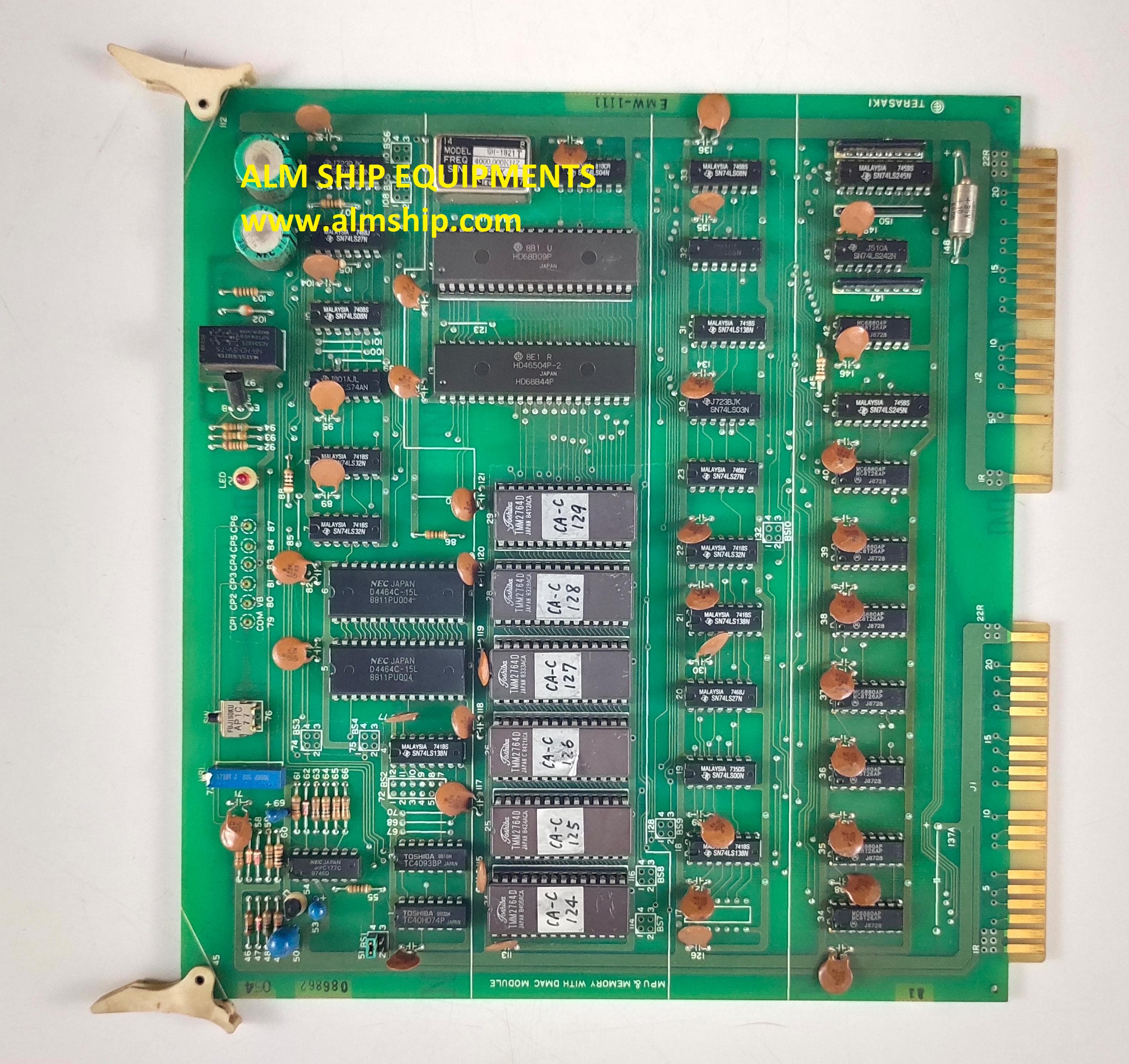 Terasaki EMW-1111 K/831/6-001B Mpu & Memory with Dmac Module