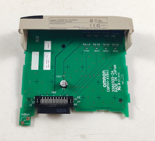 Omron CQM1H-AVB41 Analog Setup Board