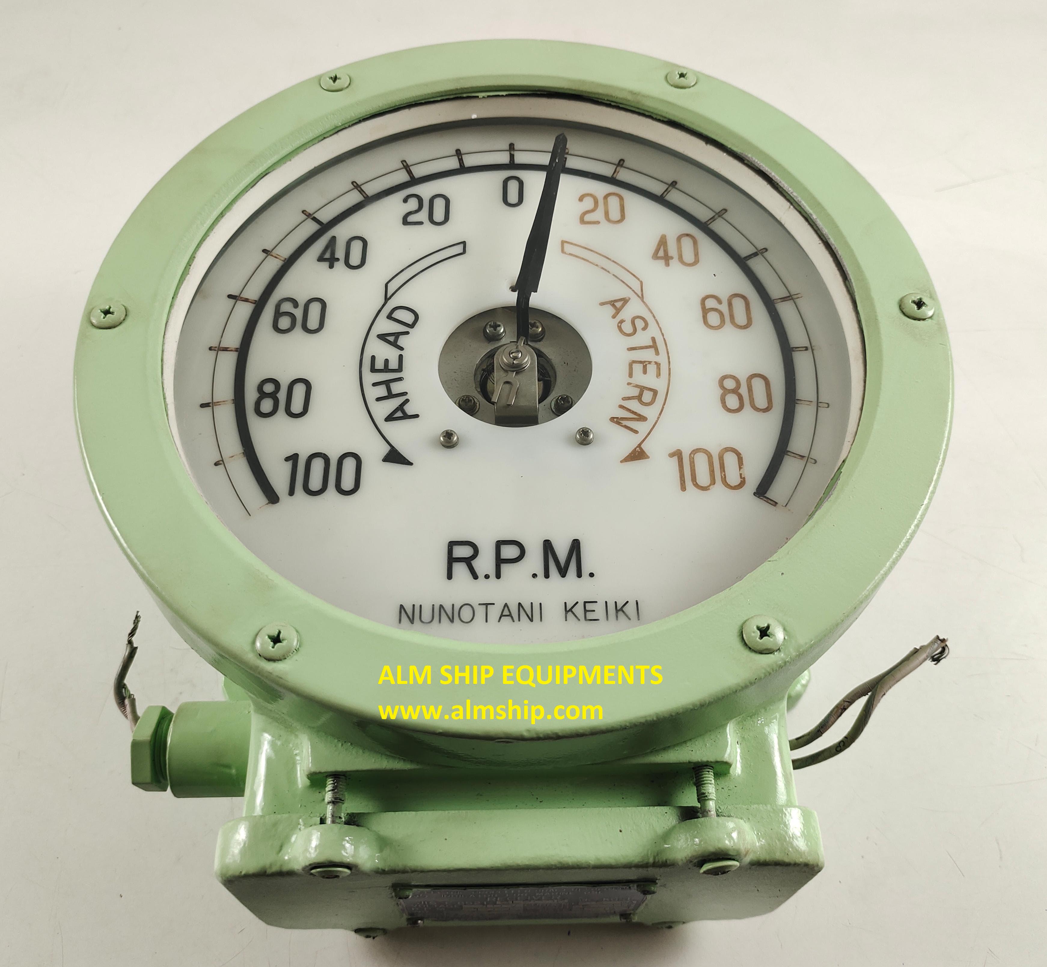 NUNOTANI KEIKI JIS F 8521 SL-200K R.P.M METER
