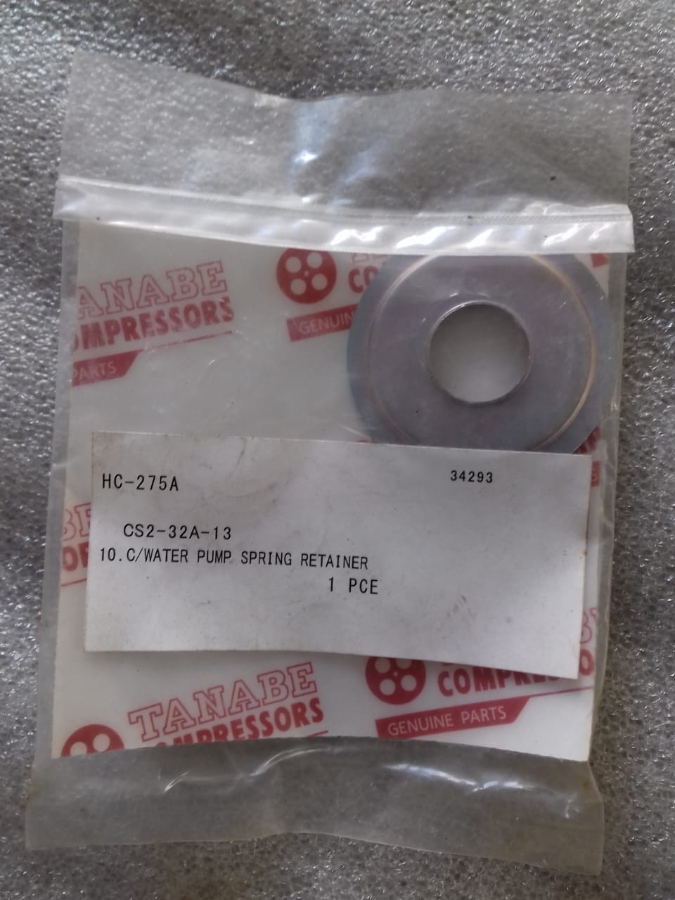 TANABE HC-275A SPRING RETAINER