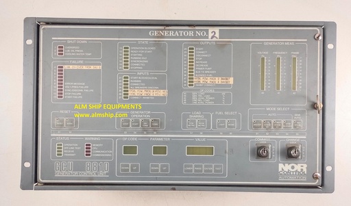 NOR CONTROL GCU-8810 PANEL