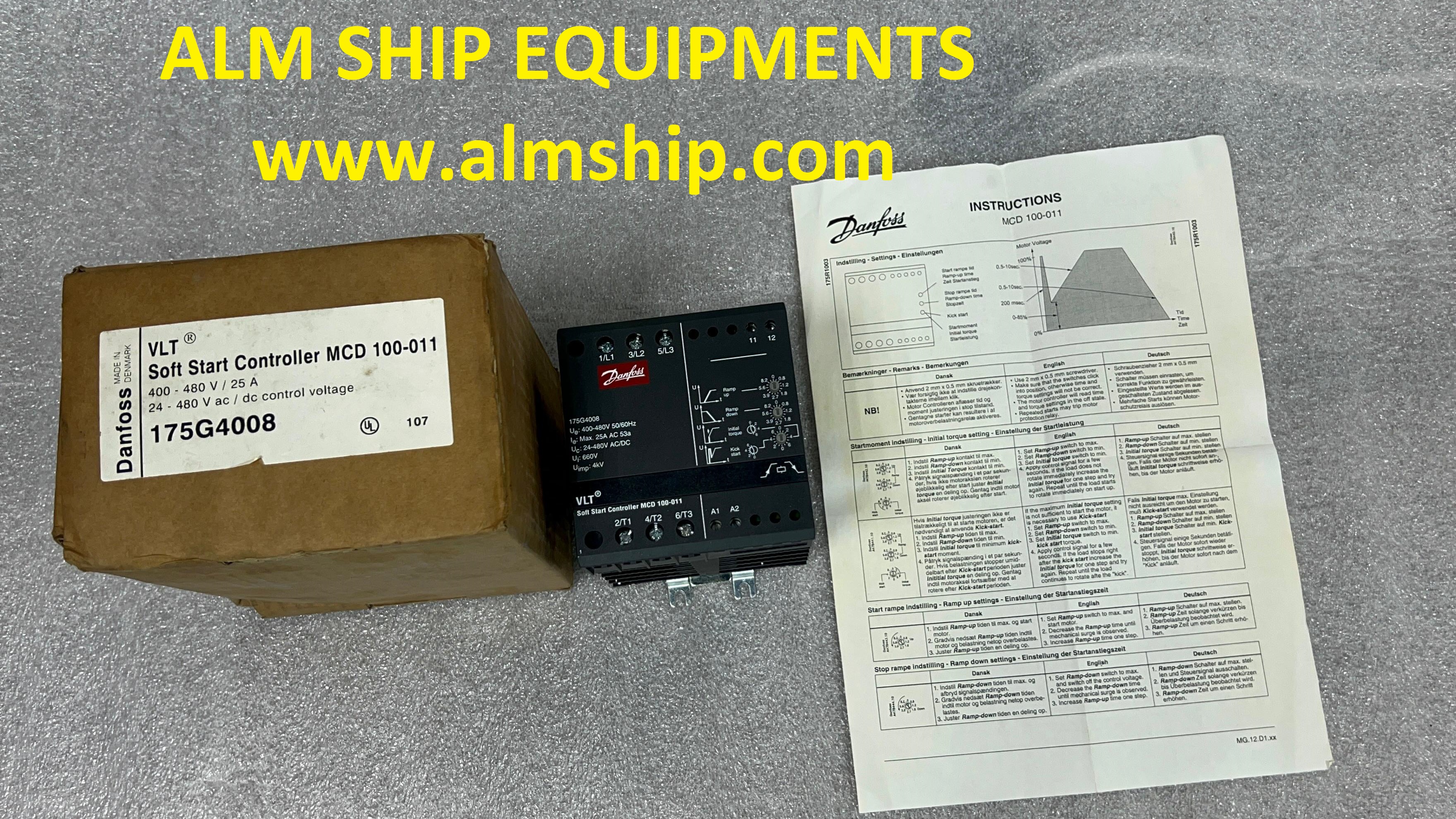Danfoss VLT Soft Start Controller MCD 100-011