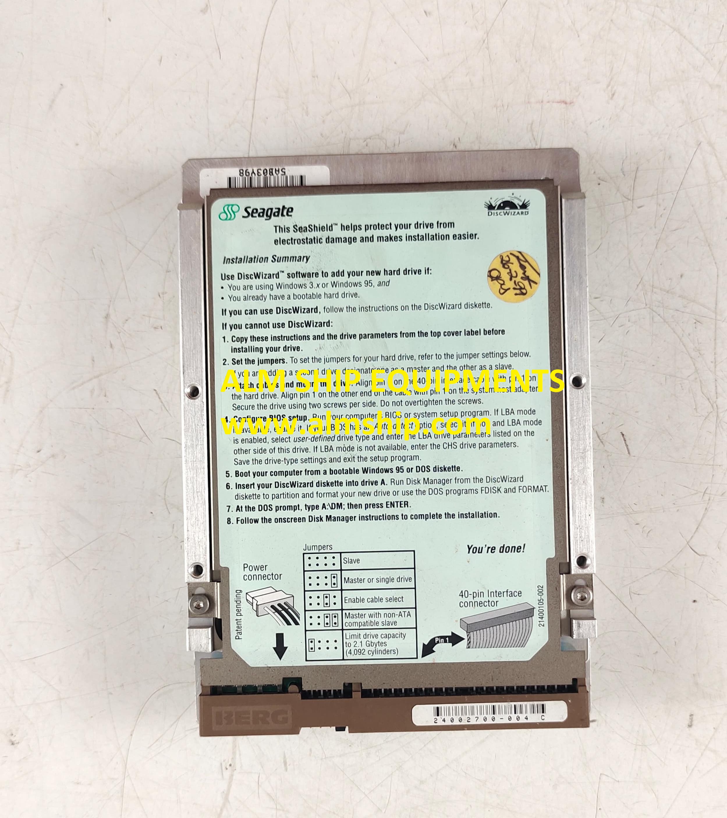 SEAGATE MEDALIST 3210