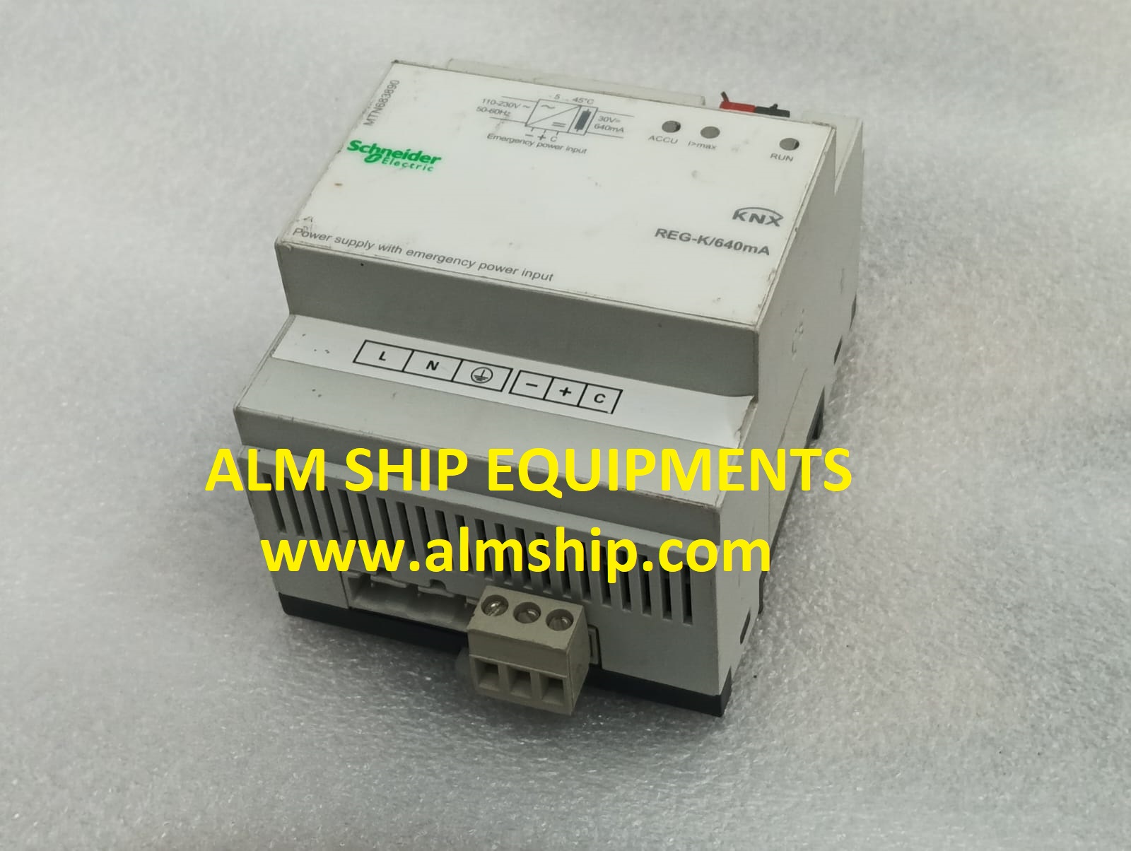 SCHNEIDER REG-K/640mA ELECTRIC POWER SUPPLY WITH EMERGENCY POWER INPUT