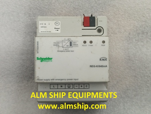 SCHNEIDER REG-K/640mA ELECTRIC POWER SUPPLY WITH EMERGENCY POWER INPUT