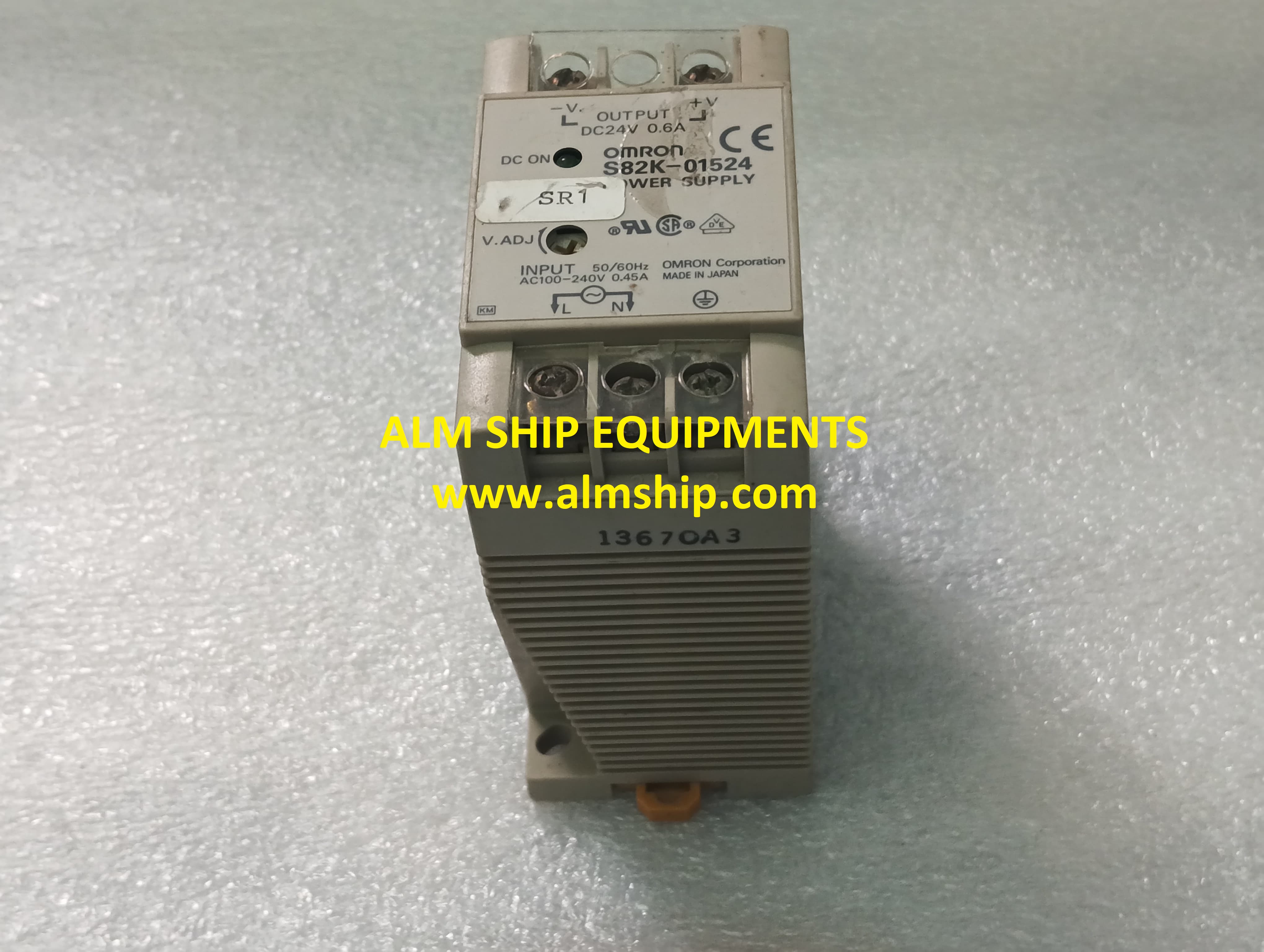 OMRON S82K-01524 POWER SUPPLY