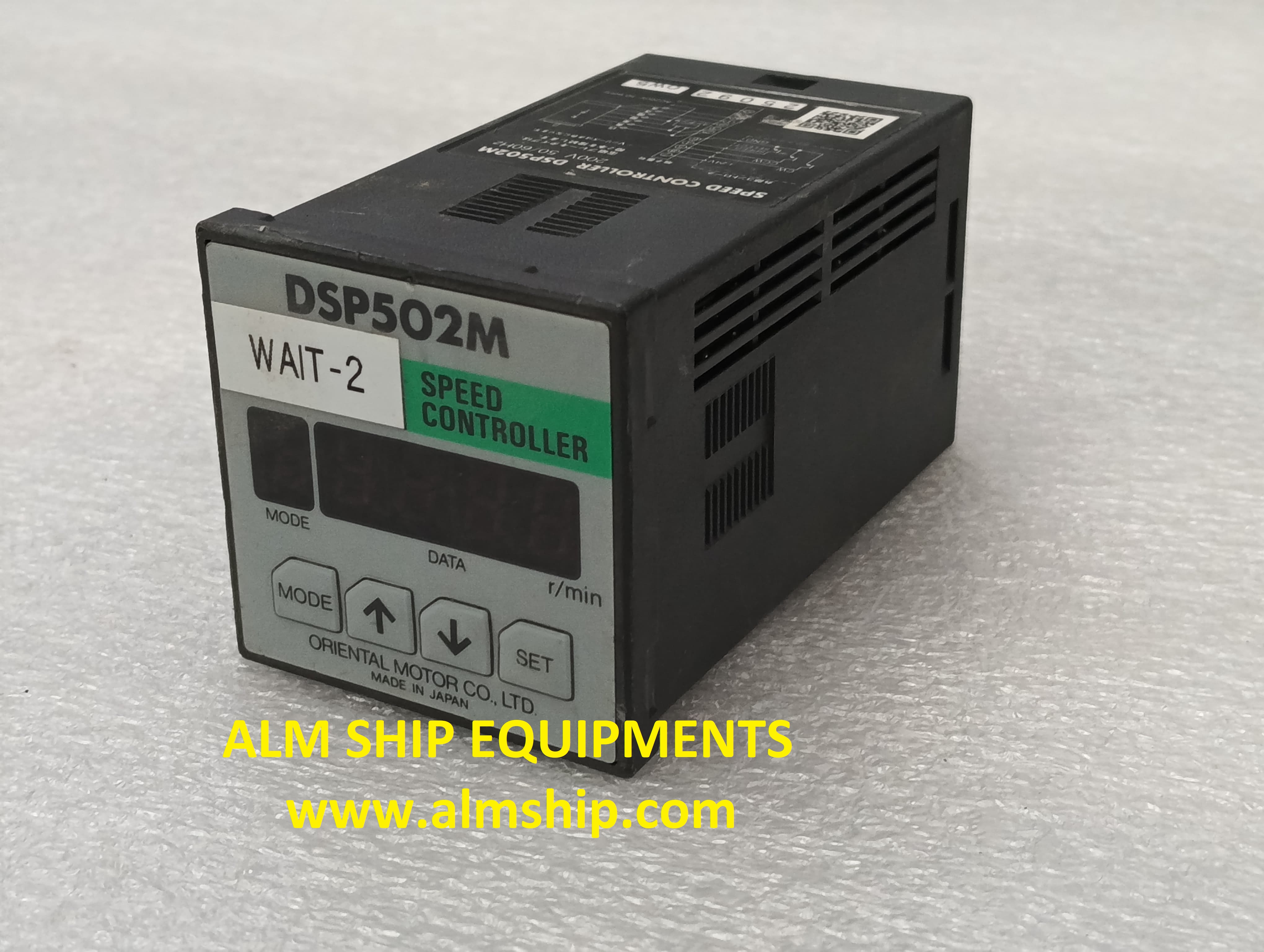 ORIENTAL MOTOR DSP502M SPEED CONTROLLER