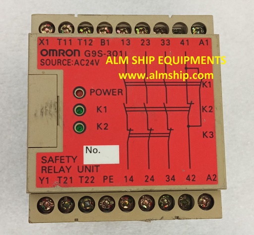 OMRON G9S-301 SAFETY RELAY UNIT