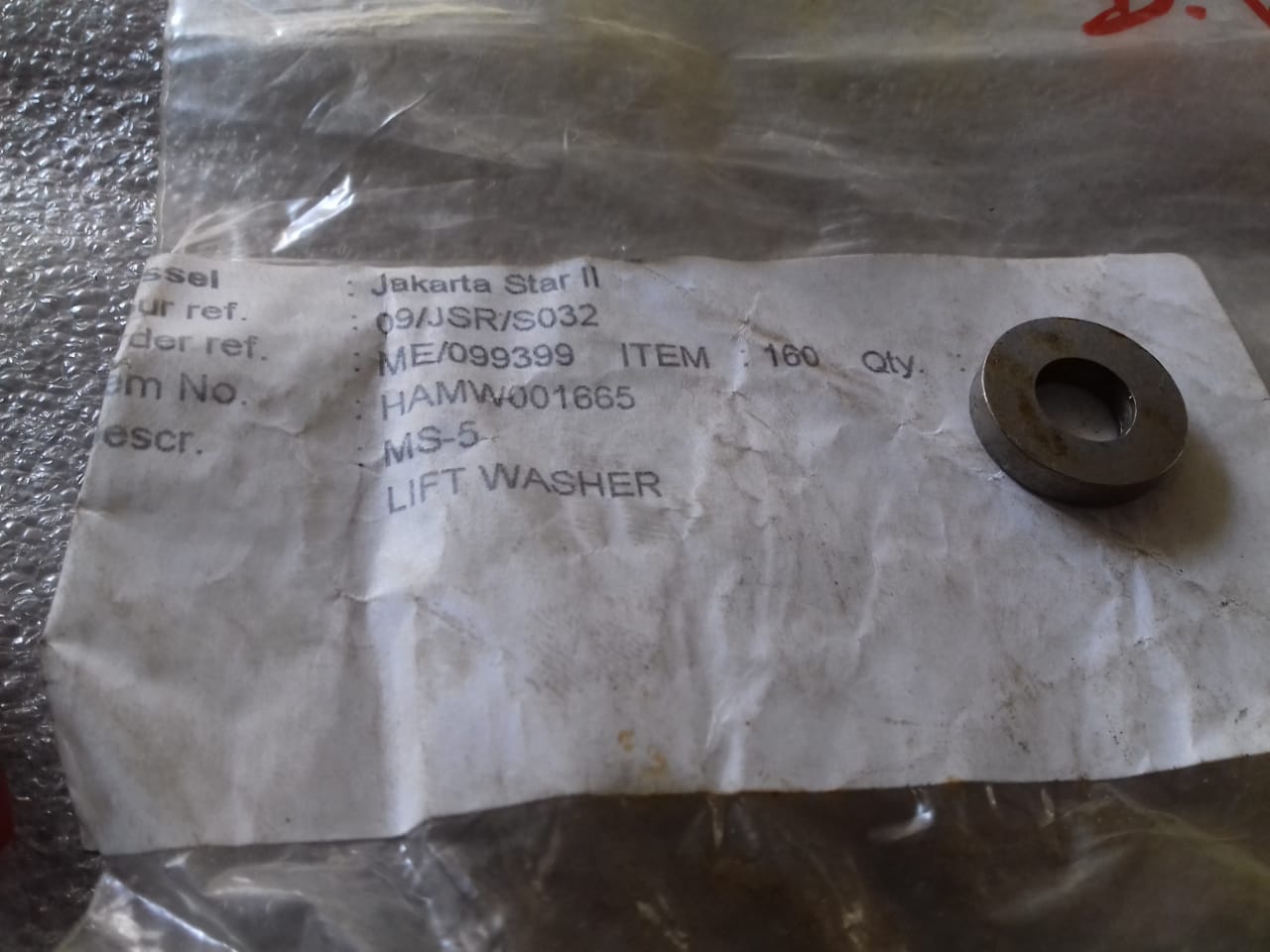 HAMWORTHY 2TF5/2TF54 2ND STAGE DEL VALVE LIFT WASHER