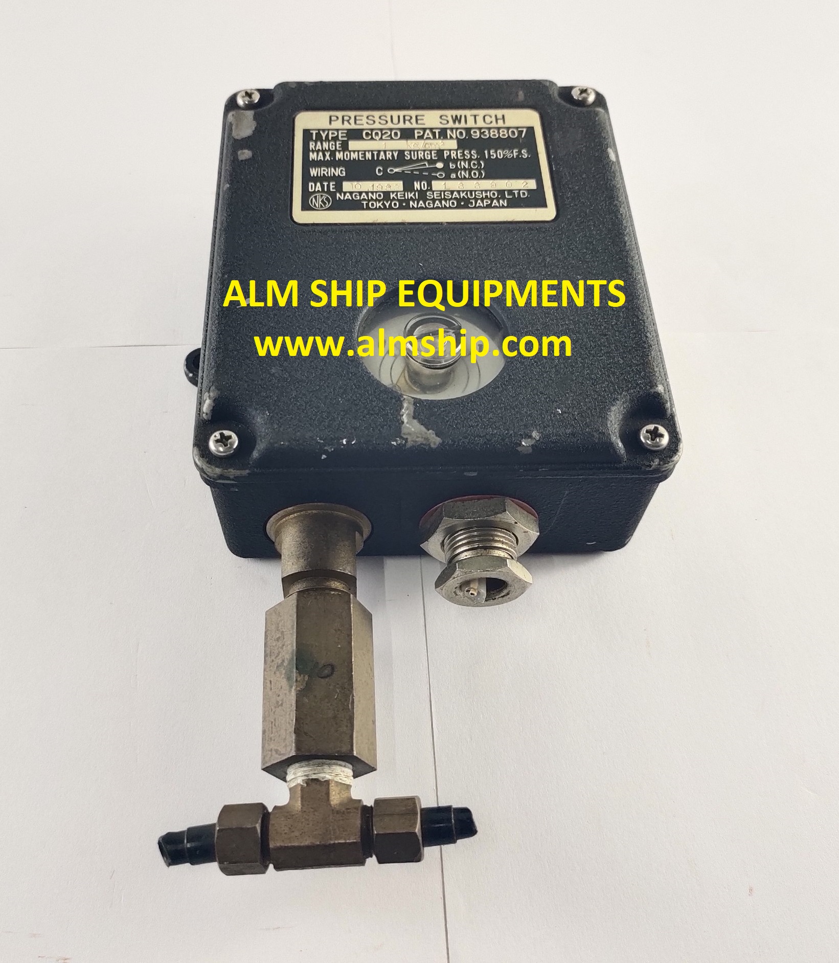 NAGANO KEIKI SEISAKUSHO CQ20 PRESSURE SWITCH
